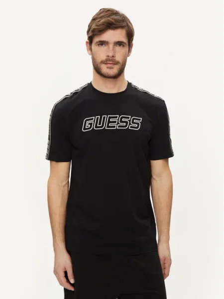 Guess Tricou Arlo negru