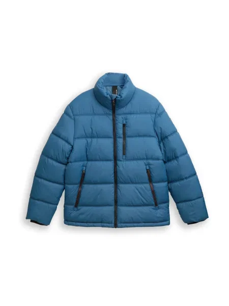 TOM TAILOR Prehodna jakna cijansko modra