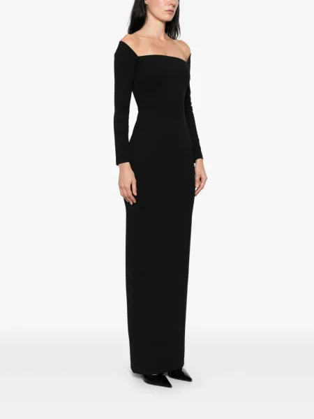 Hosszú maxi ruha Solace London fekete