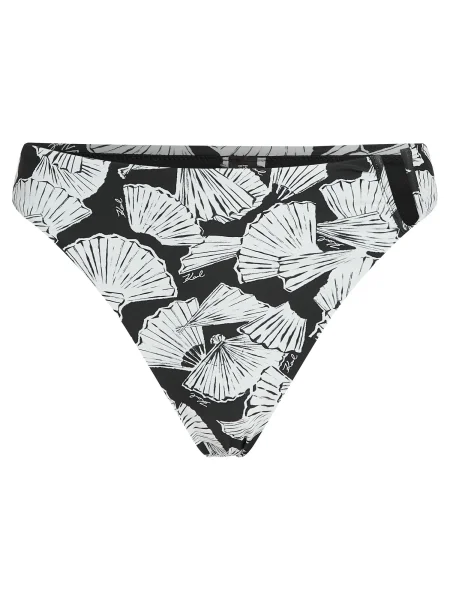 Karl Lagerfeld Bikini hlačke črna bela