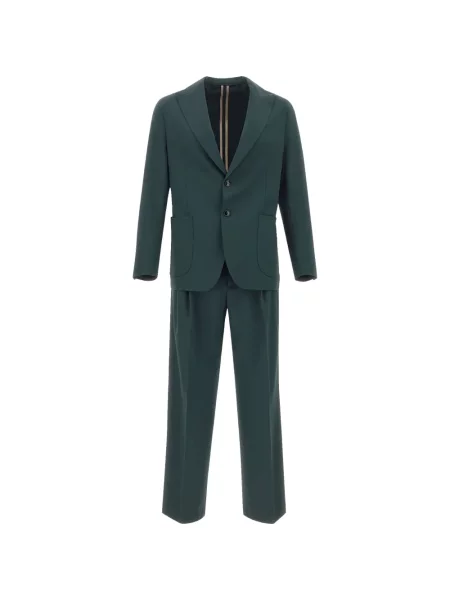 Costum Marchesani cu rever verde