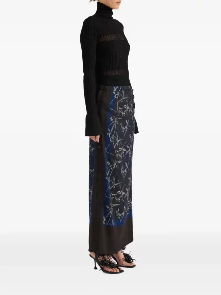 Top Proenza Schouler de lână negru