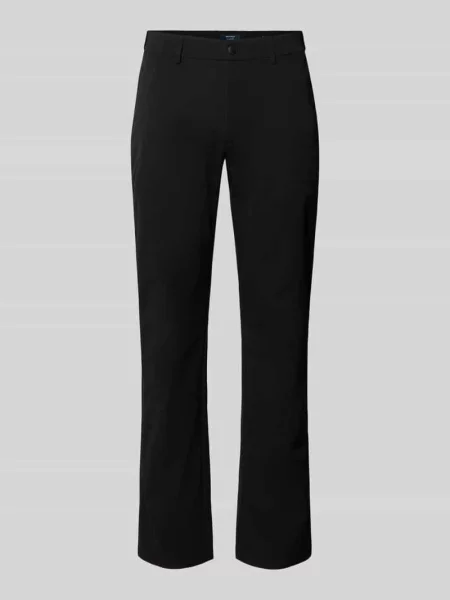 Spodnie w kroju tapered fit z tylnymi Mcneal czarne