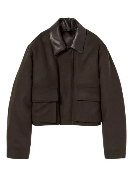 Geanta de piele Auralee verde