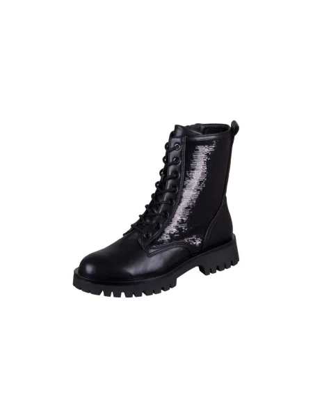 Pantofi Tamaris cu șireturi negru