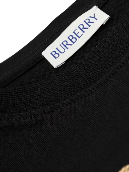 Koszulka dziecięca Burberry czarna