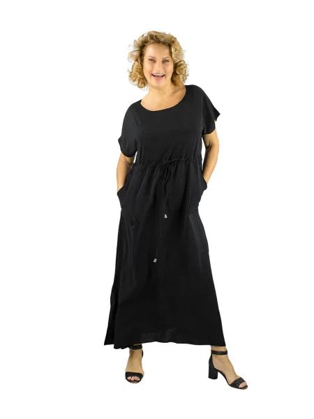 Rochie maxi Pri lungă de costum negru