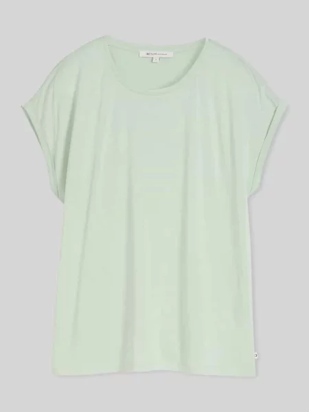 T-shirt o kroju loose fit z mieszanki Tom Tailor Denim