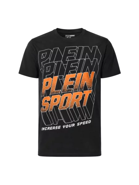 Koszulka sportowa Plein Sport czarna