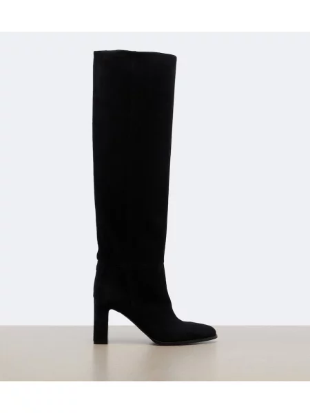 Cizme Jimmy Choo din piele de căprioară negru