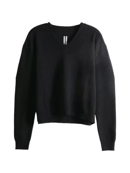 Pulover Rick Owens cu decolteu în V negru