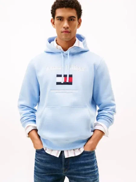 Tommy Hilfiger Hanorac Flex | regular fit albastru