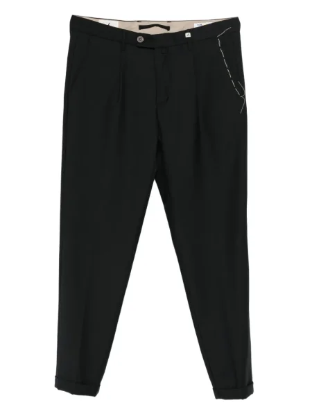 Pantaloni Myths plisate negru