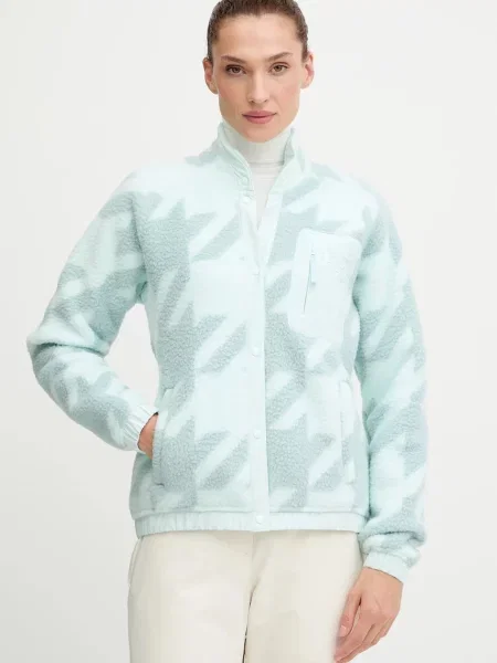 Helly Hansen bluza polarowa IMPERIAL turkusowy gładka