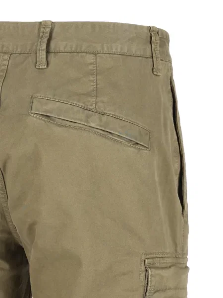 Pantaloni cargo Stone Island cu strasuri verde