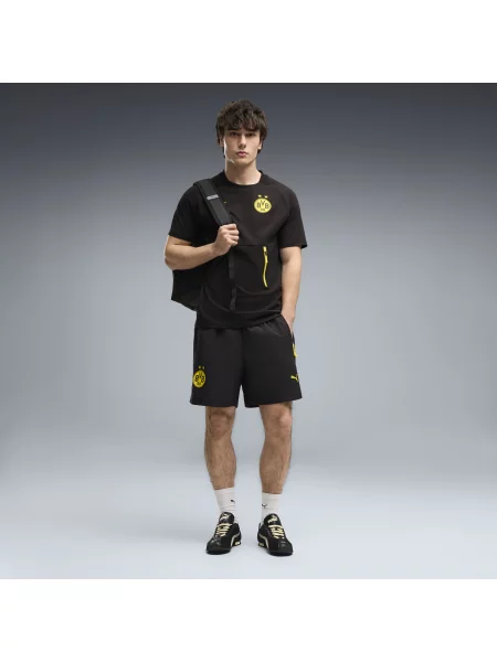 MÄ™skie szorty Borussia Dortmund PUMATECH o luÅºnym kroju z tkaniny Akcesoria S czarny