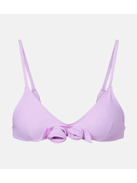 Bikini Coperni cu model floral violet