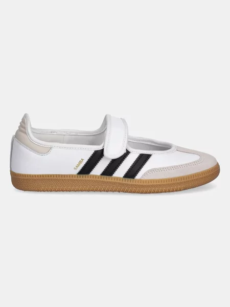 Adidas Originals baleriny skórzane Samba Jane białe