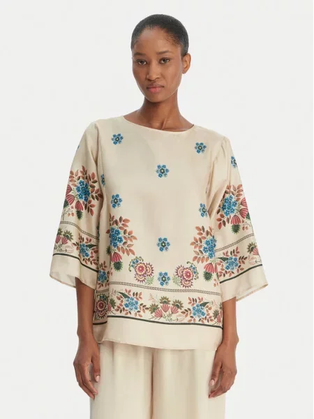 Weekend Max Mara Bluza Samba Écru bež