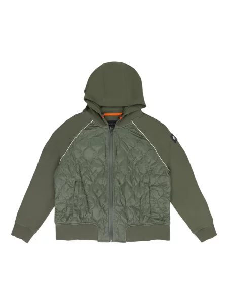 Hanorac cu glugă Moose Knuckles matlasat verde