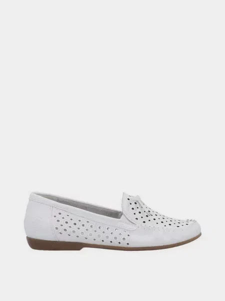 Кожаные туфли Rieker белые