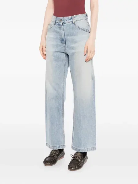 Blugi drepți Low Classic clasici albastru