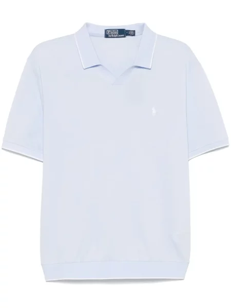 Polo Polo Ralph Lauren tricotate cu dungi albastru