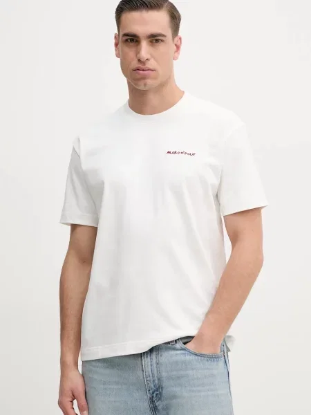 Тениска Marc O'Polo с принт бяло