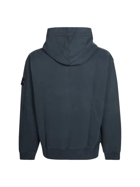 Bluza z kapturem Stone Island z kapturem z kamieniami zielona