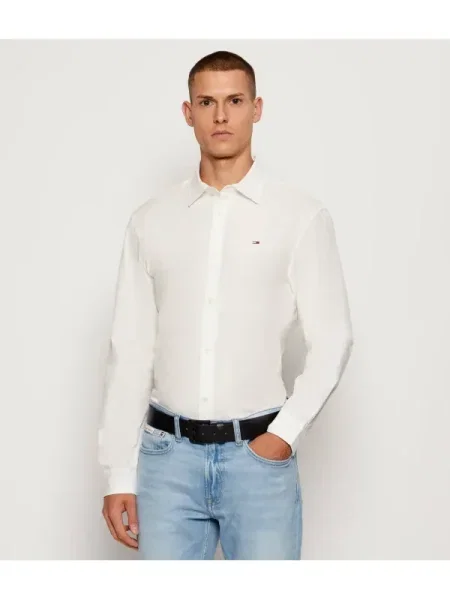 Tommy Jeans Cămașă | alb