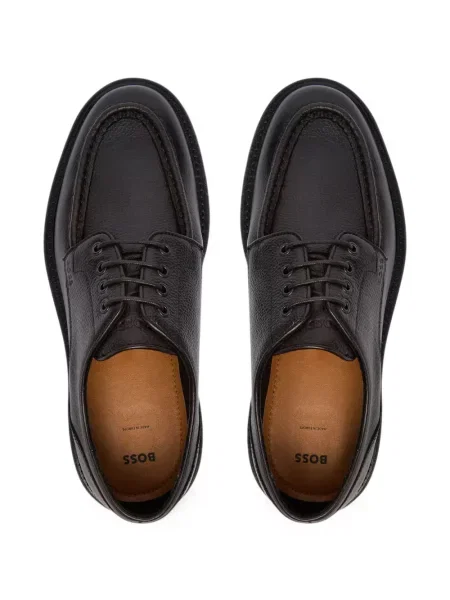 Pantofi derby Boss din piele maro