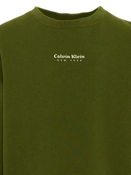 Gyerek melegítő felső Calvin Klein zöld