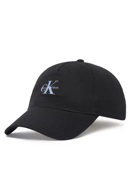 Kapa s šiltom Calvin Klein Monologo Printed Baseball Cap črna