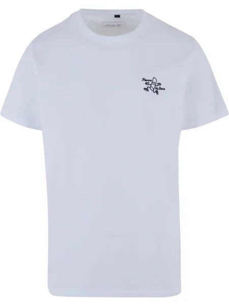 Mister Tee Tricou Penne Va Bene negru alb