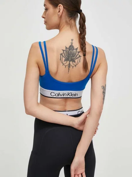 Denim ruha Calvin Klein Performance fekete