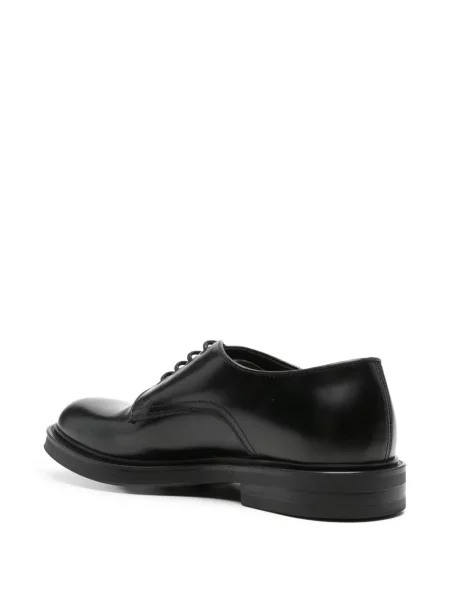 Pantofi derby Green George din piele negru