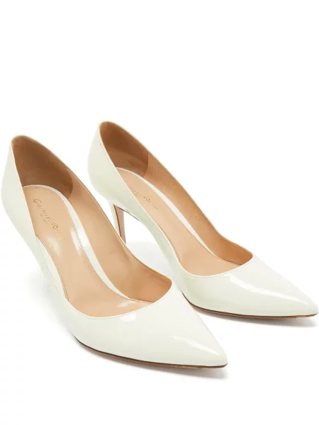 Pantofi cu toc Gianvito Rossi alb