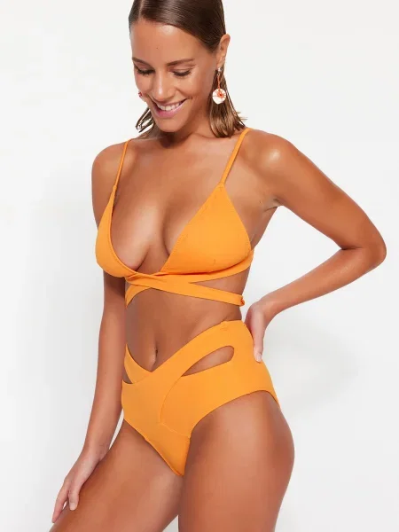 Bikini Trendyol portocaliu