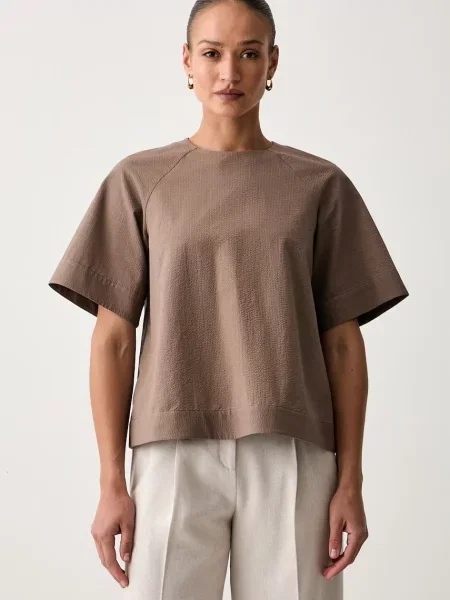 MM by Max Mara bluză pentru femei din RIDENTE maro