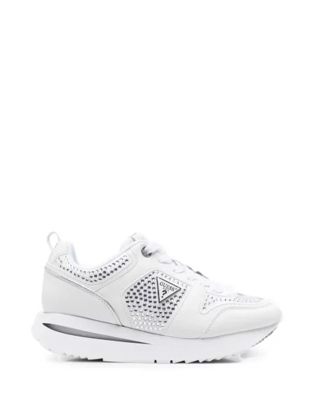 Sneakerși Guess alb