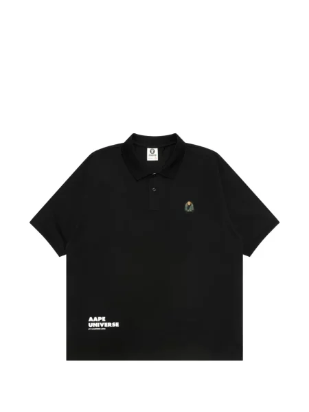 Pólóing Aape By *a Bathing Ape® autogrammal fekete