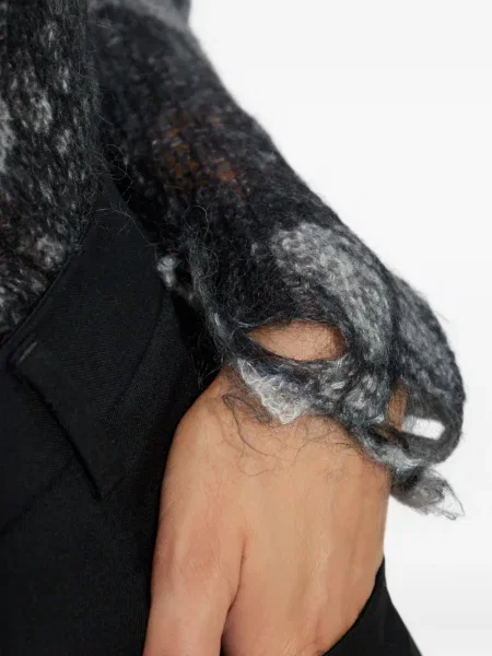 Пуловер R13 черно