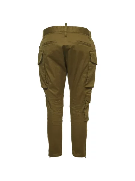 Decupat pantaloni cargo Dsquared2 verde
