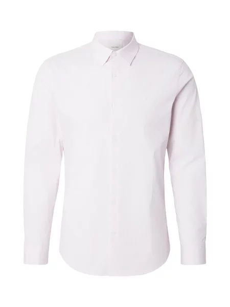 Calvin Klein Cămașă roz pastel alb