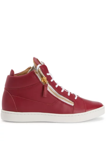 Sneakerși Giuseppe Zanotti din piele roșu