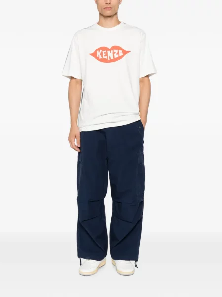 Tricou Kenzo cu imagine alb