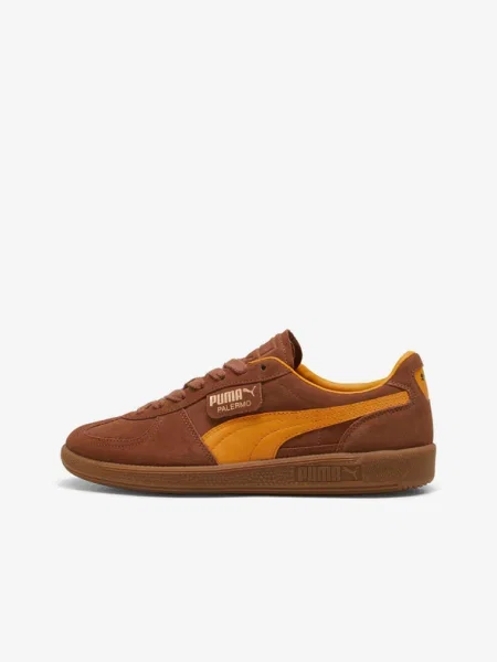 Велурени маратонки Puma Palermo Cobalt Glaze кафяво