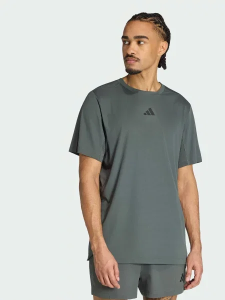 Спортивна футболка adidas перероблений сірий