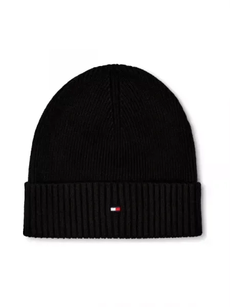 Tommy Hilfiger Căciulă cu adaos de cașmir negru