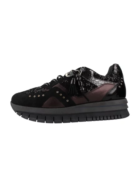 Sneakersy Cetti skórzane czarne